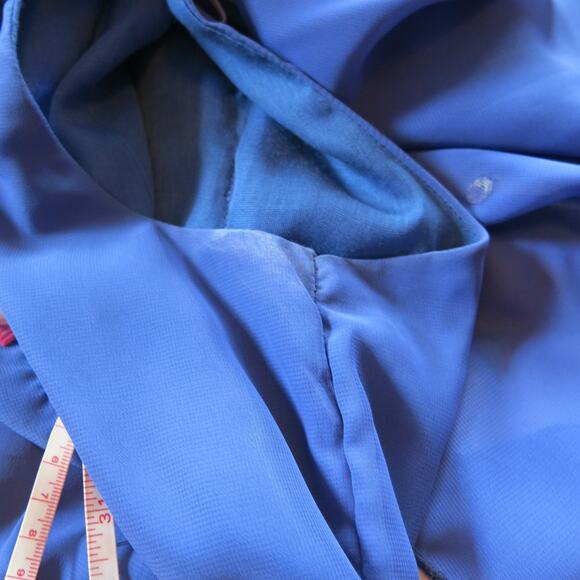 AFRICAN Handmade Ankara Dress Mid Length Short Sleeve Yellow Blue Gems Headwrap - Picture 11 of 11